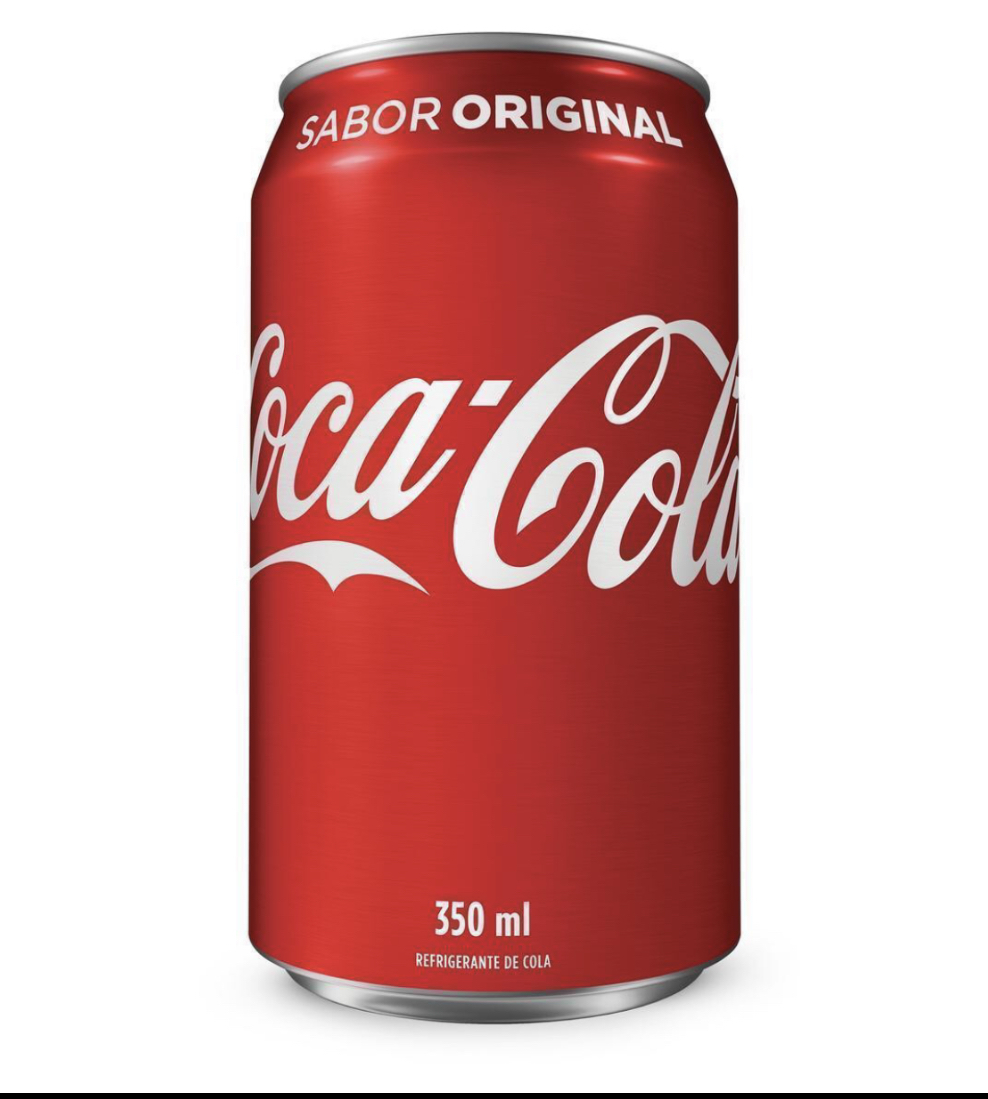 Lata de Coca-Cola original