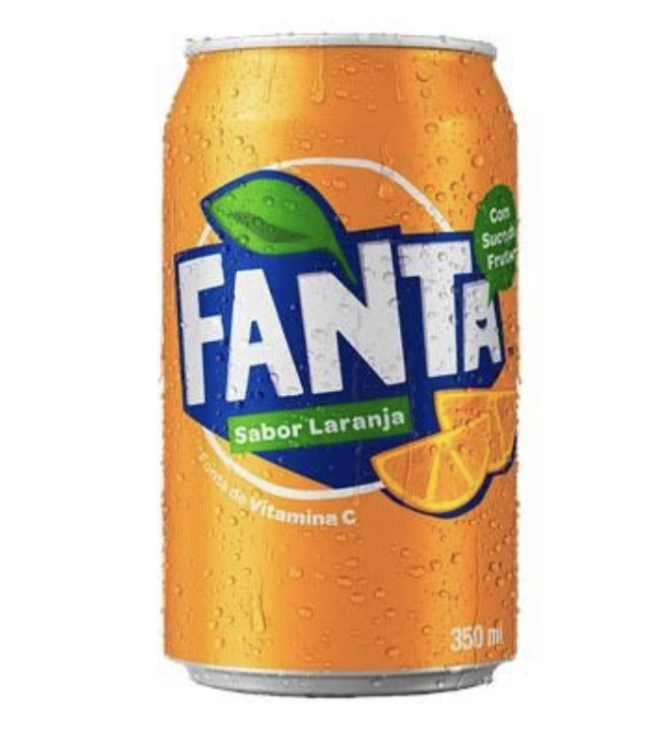 Lata de Fanta Laranja