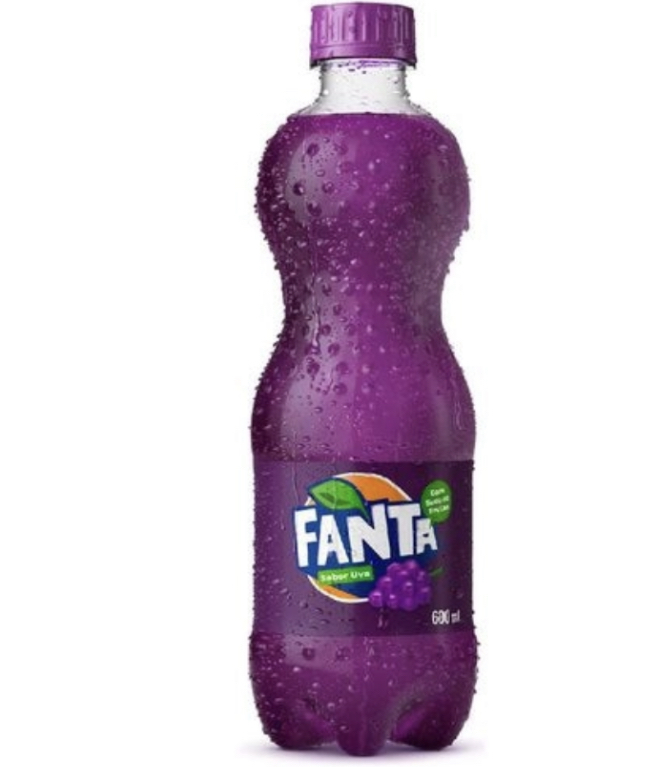 Fanta Uva em garrafa de 600ml