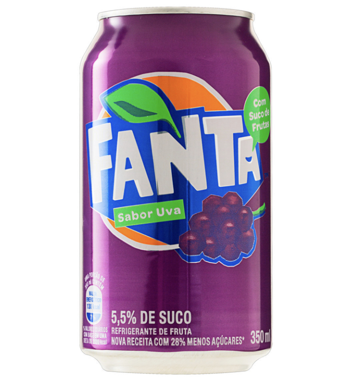 Lata de Fanta Uva