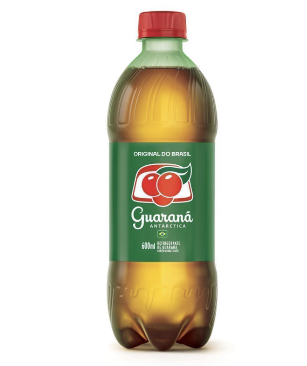 Guaraná Antarctica em garrafa de 600ml