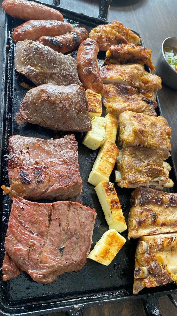 Combo Churrasqueiro com carnes, linguiça e queijo coalho