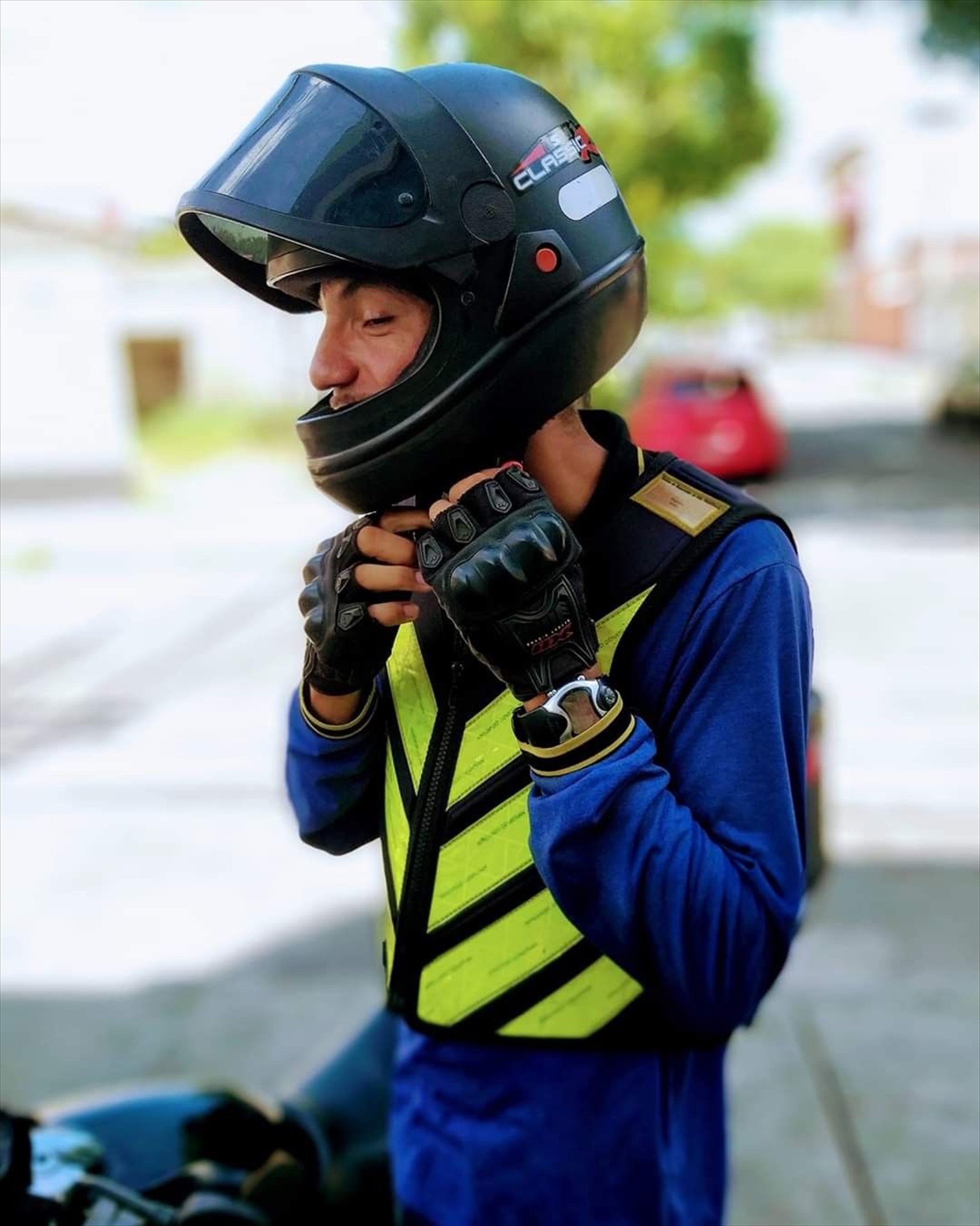 Sandro, motoboy de confiança da Churrasco & Brasa
